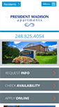 Mobile Screenshot of presidentmadisonapts.com